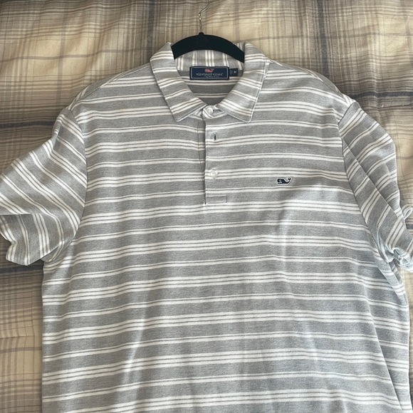 Vineyard Vines Other - Gray and White Vineyard Vines Polo Shirt